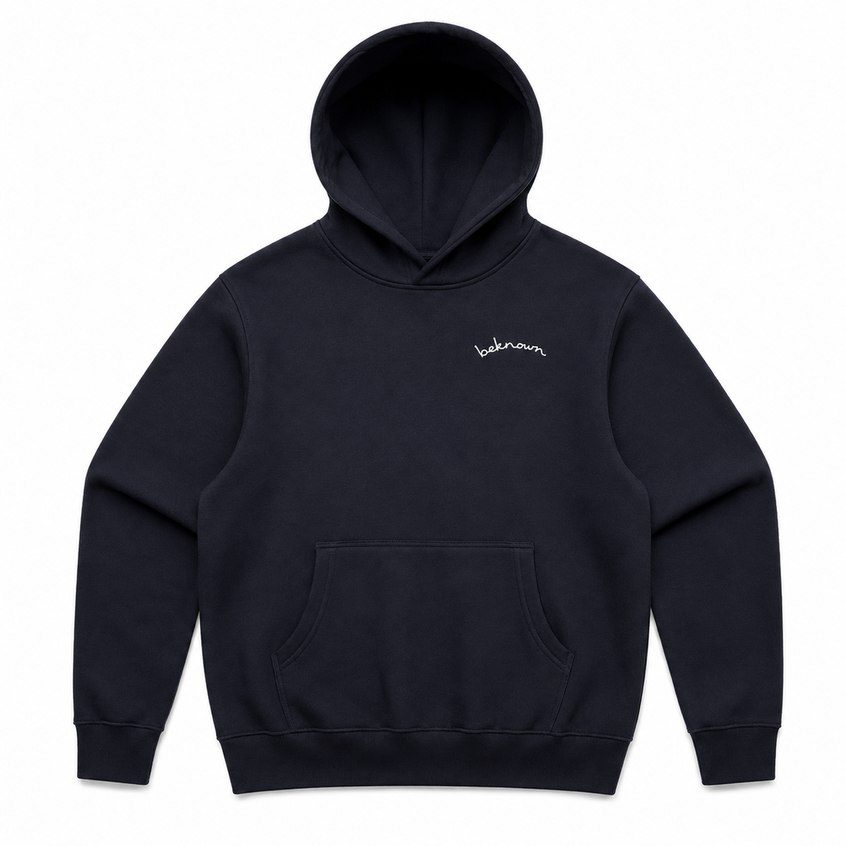 Beknown Hoodie Buidelzak - Donker grijs - achterkant