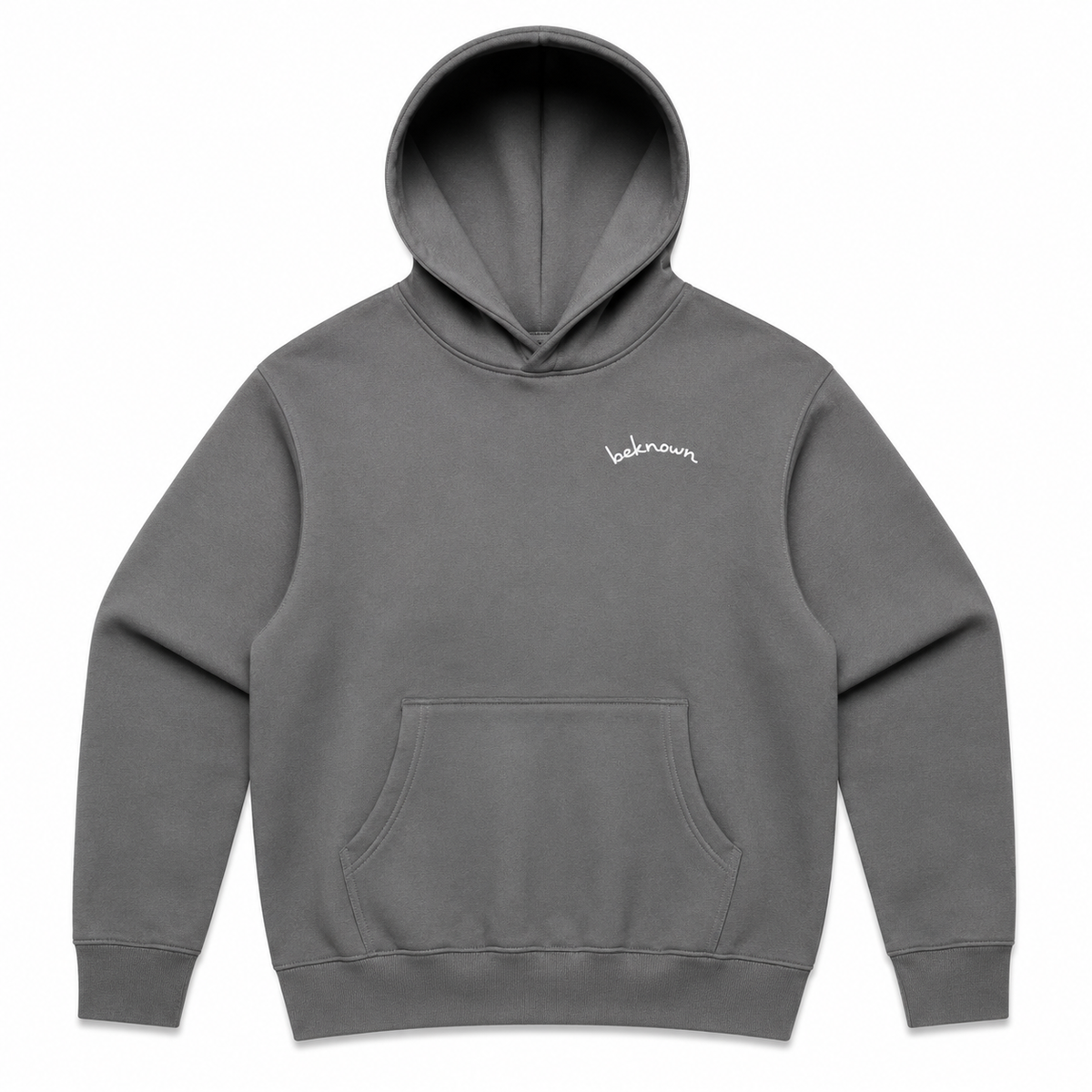 Beknown Hoodie Buidelzak - Blauw - achterkant