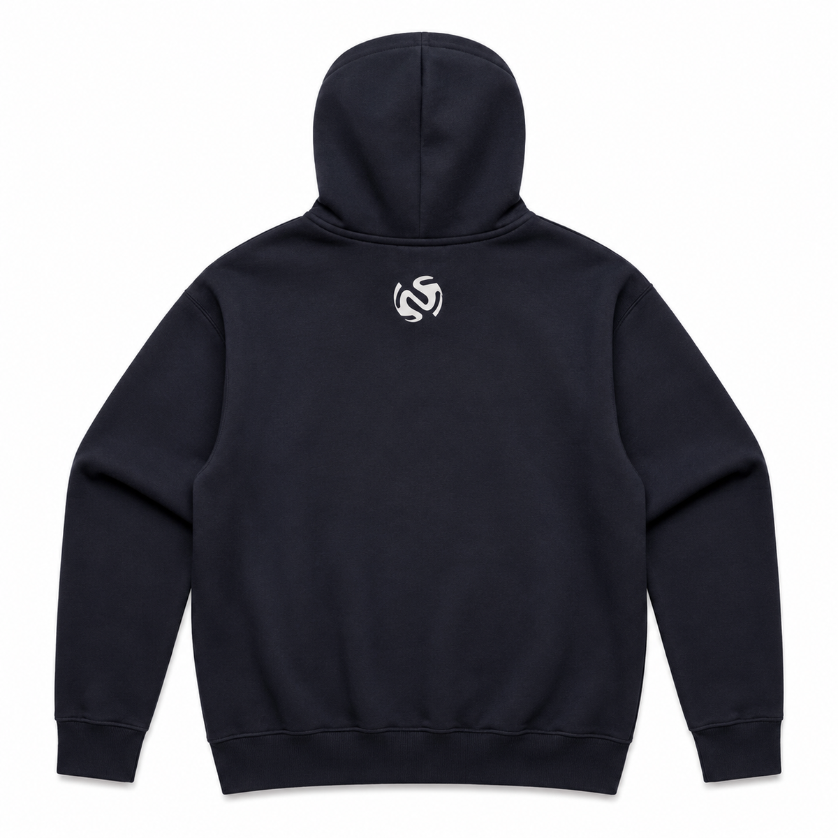 Beknown Hoodie Buidelzak - Donker grijs - voorkant