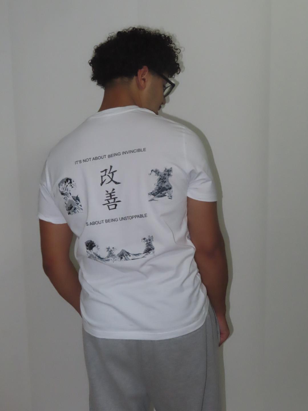 Kaizen T-shirt  White uitverkocht